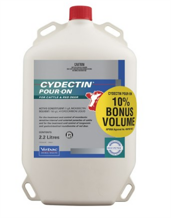 Cydectin Cattle Pour-On 2.2ltr