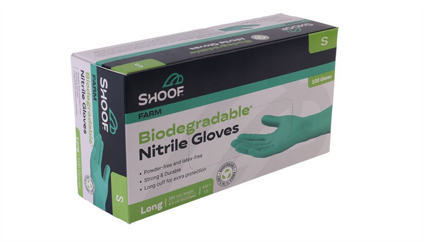 Shoof Gloves Biodegradable Nitrile Long