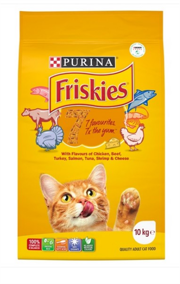 Purina Friskies Adult 7 Flavours 10kg