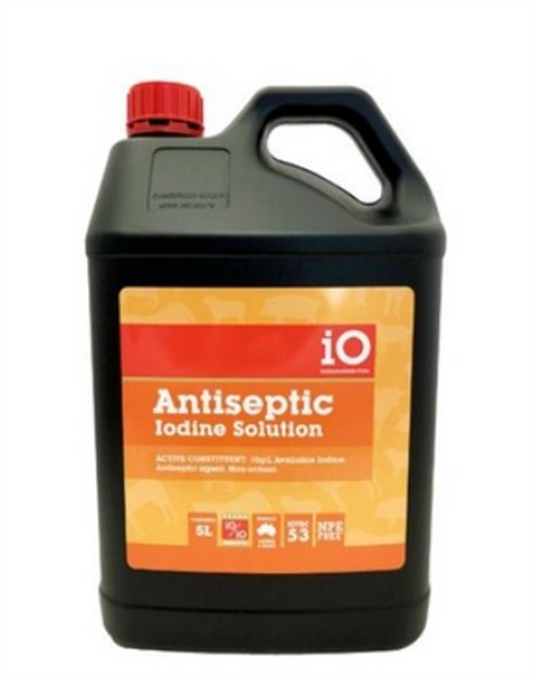 iO Antiseptic Iodine Solution 5ltrs