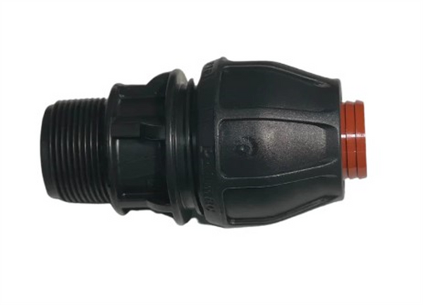 Philmac Rural End Connector Poly to Male BSP