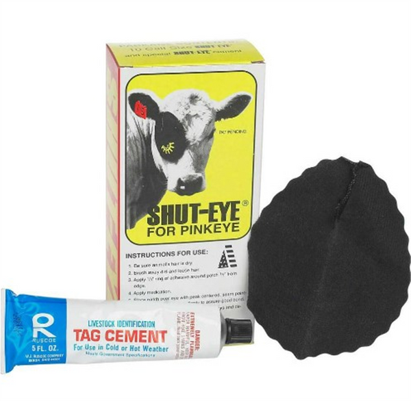 Pinkeye Patches - Shut-eye - Calf -  10 pk