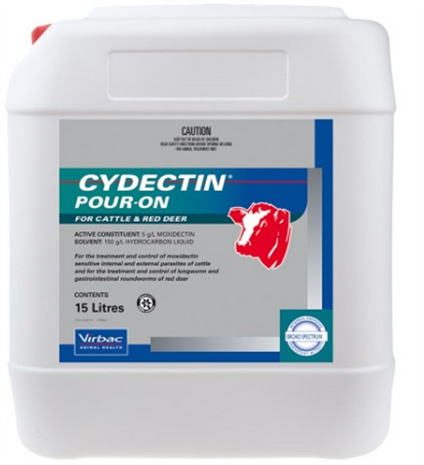 Virbac Cydectin Cattle Pour-on 15ltr