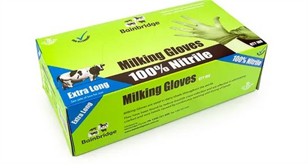 Bainbridge Gloves Nitrile Long 100pk