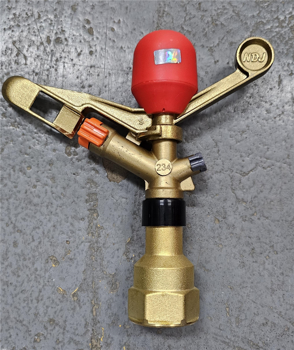 Sprinkler - Brass Red Cap - Orange Nozzle - 5.5mm - 234