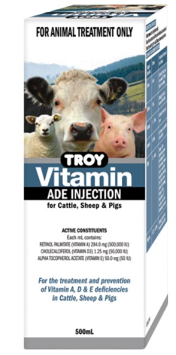 Troy Vitamin ADE Injection 500ml