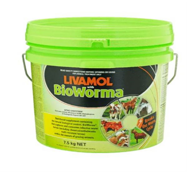 Livamol with BioWorma 7.5kg Pail