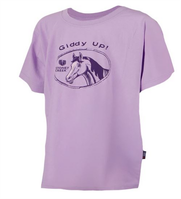 Stoney Creek Kids - Giddy Up Tee - Purple