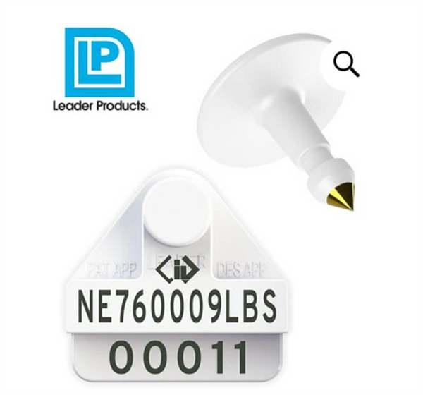 Leadertronic NLIS Tag White