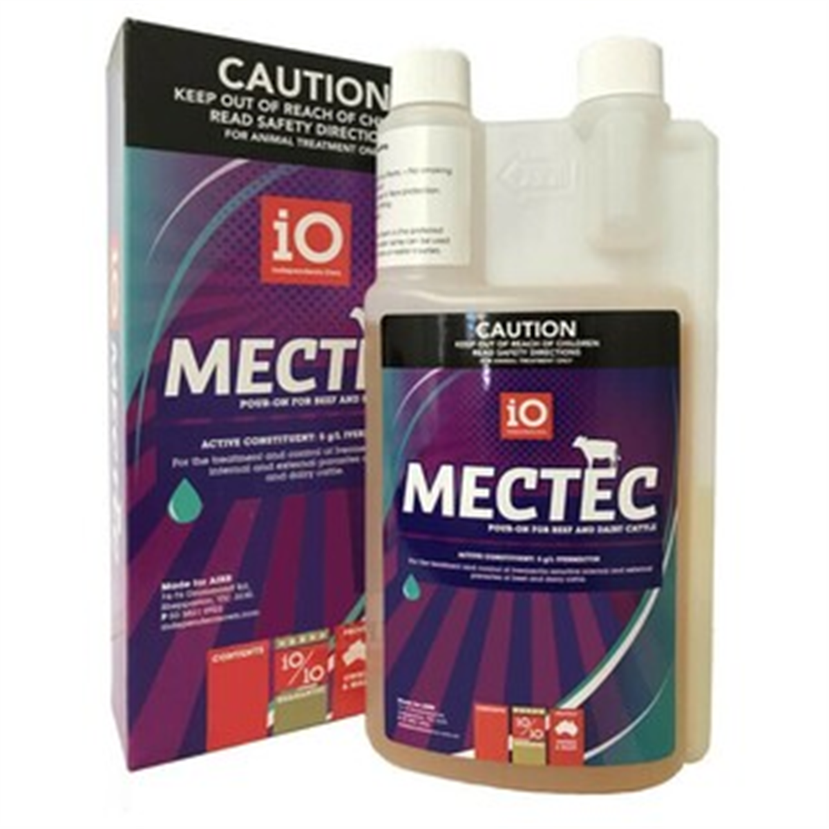 iO Mectec Cattle Pour On 500mls – Yolla Co-Op