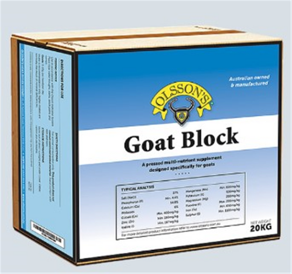 Lick Block -  Olssons Goat Block 20kg