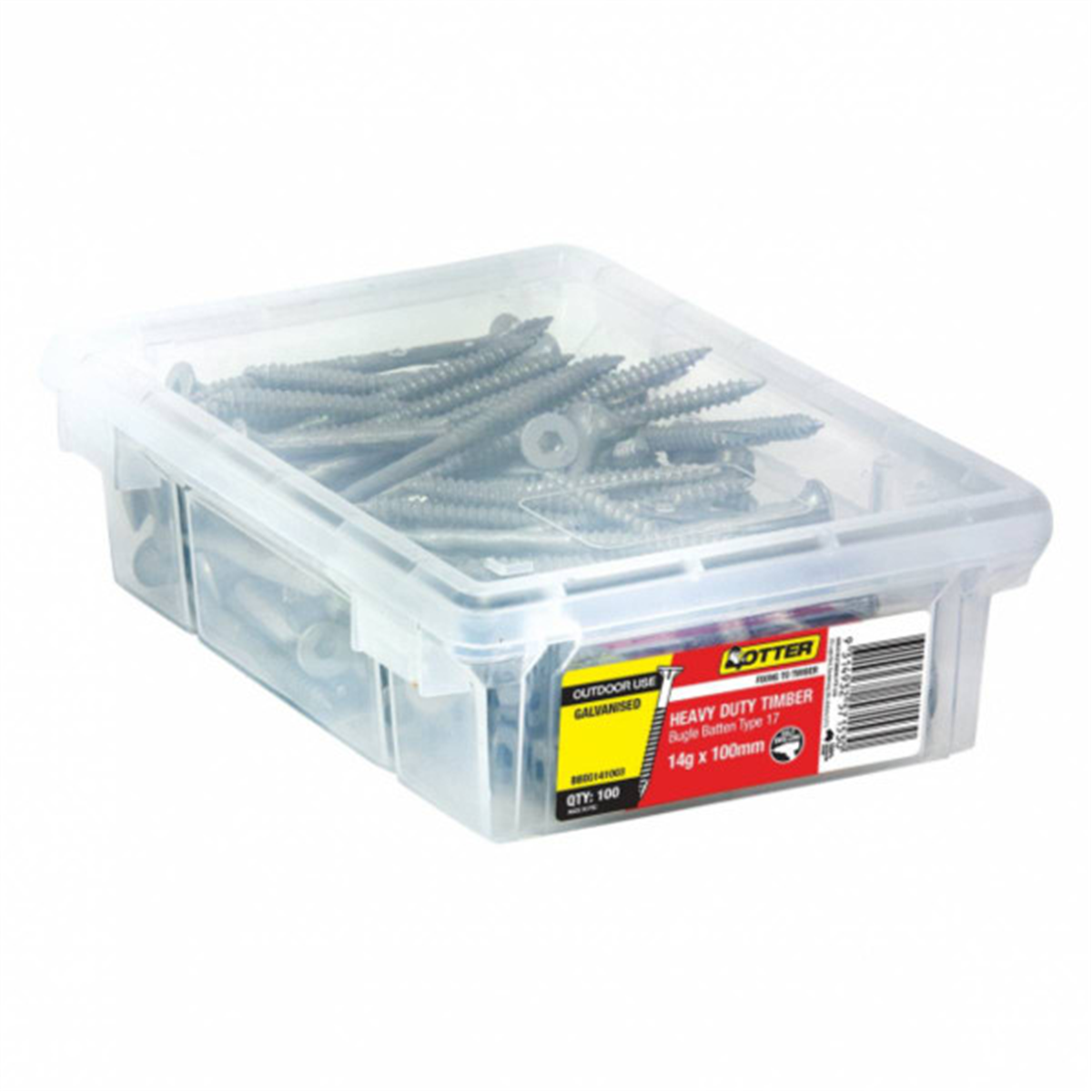 Galb Machine Screw Screws Timber Galv B/B 14g x 125mm - Qty 500 – Yolla Co-Op