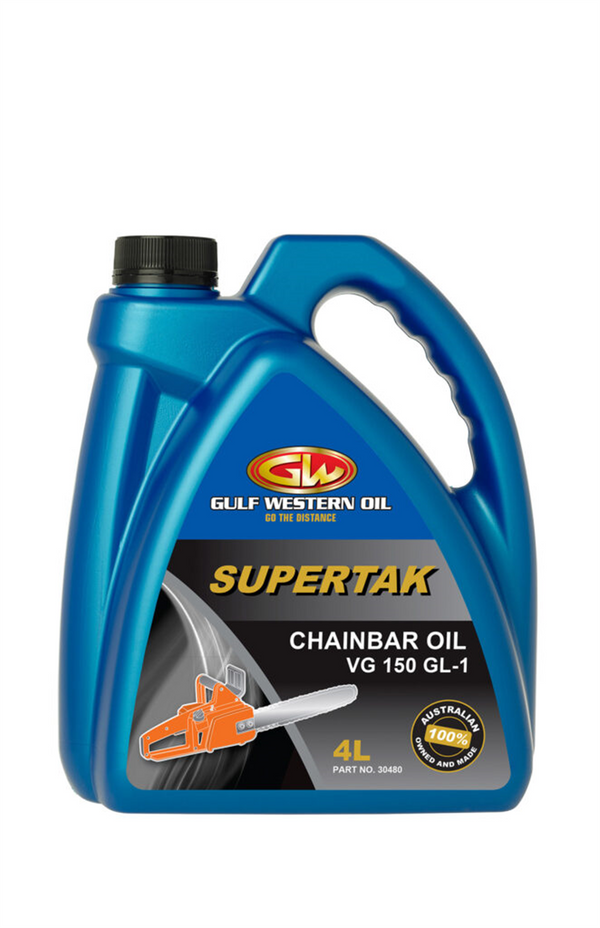 Gulf Western Supertak Bar Chain Oil 4ltr