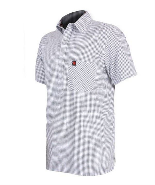 Stoney Creek Mens - Checkmate Shirt - White/Navy Check