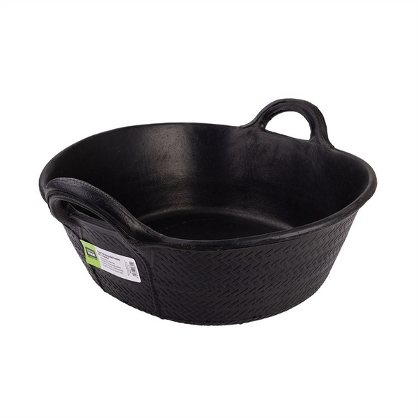 Feed Tub - Recycled Rubber 21ltr -  2-handle