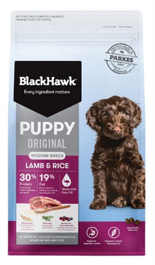 Dog Food - Blackhawk Puppy Lamb & Rice 20kg