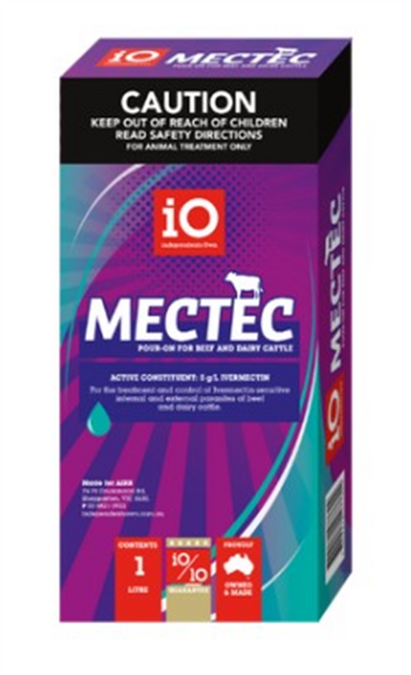 iO Mectec Cattle Pour On 1ltr