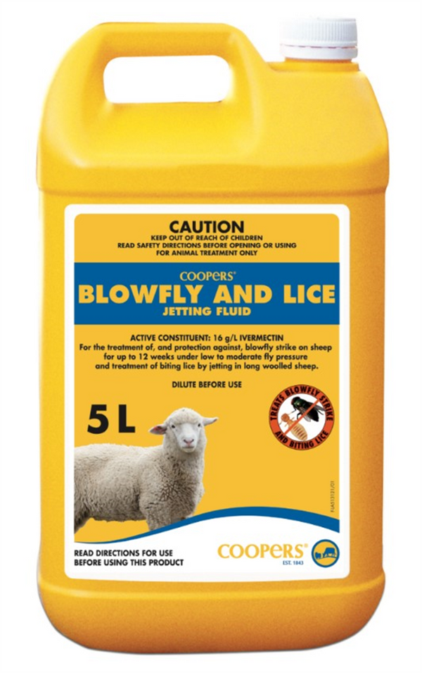 COOPERS Blowfly & Lice Sheep 5ltr